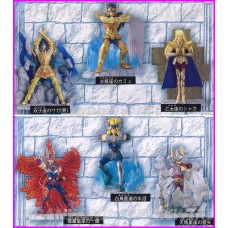 SAINT SEIYA GASHAPON 6 SET CROSS BOX Vol.1 FIGURE